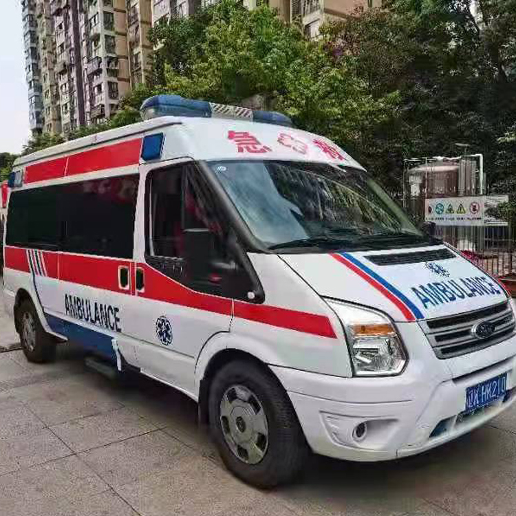 大安长途救护车护送病人返乡